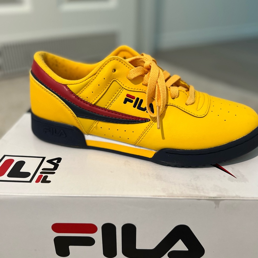 Fila Original Fitness Yellow/Blue Size 10